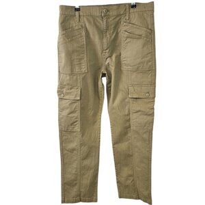 Madewell Womens 90's Straight Cargo Pants, Tan Khaki, Utility, Size 31